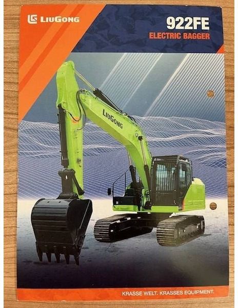 2025 LiuGong 922FE crawler excavator promotional image