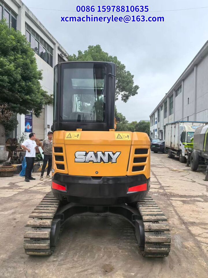 2024 Sany 35U mini excavator rear view 2024 Sany 35U mini excavator rear view