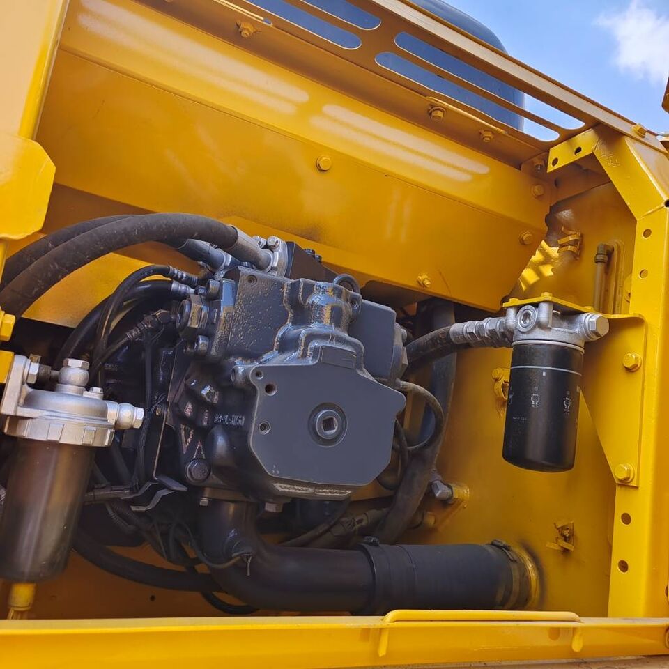 2024 Komatsu PC210 crawler excavator engine compartment detail