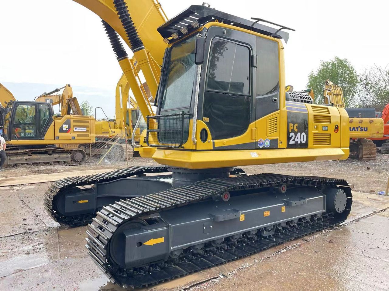 2022 Komatsu PC240 crawler excavator, side view