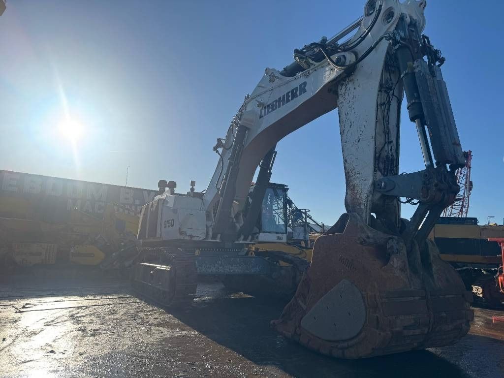 2019 Liebherr R 9150 B crawler excavator, front three-quarter view 2019 Liebherr R 9150 B crawler excavator, front three-quarter view