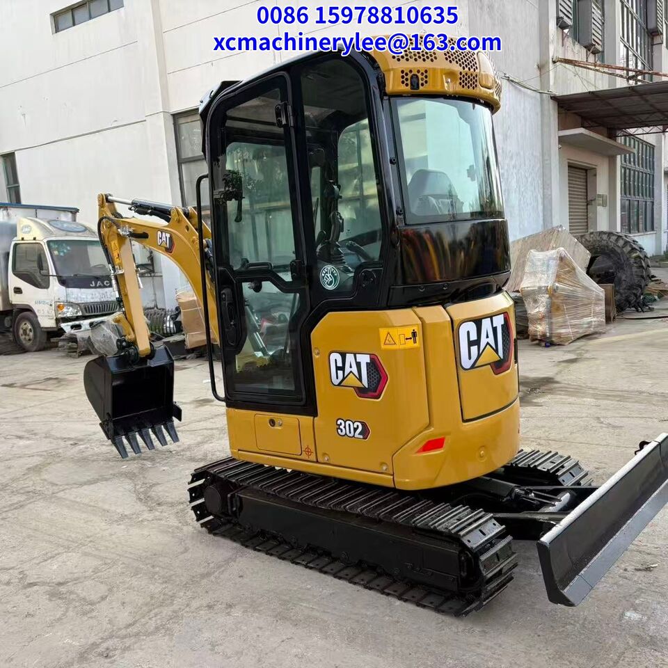 2024 Caterpillar 302 mini excavator, front three-quarter view 2024 Caterpillar 302 mini excavator, front three-quarter view