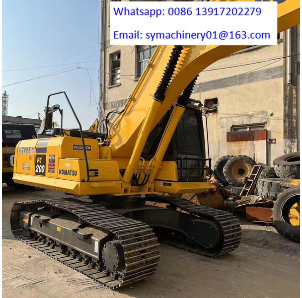 2024 Komatsu PC200-8 paletli ekskavatör, yandan profil görünümü 2024 Komatsu PC200-8 paletli ekskavatör, yandan profil görünümü