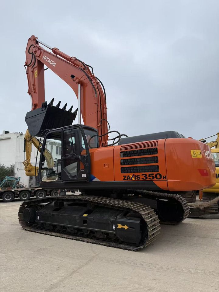 2024 Hitachi ZAXIS 350H crawler excavator, rear three-quarter view