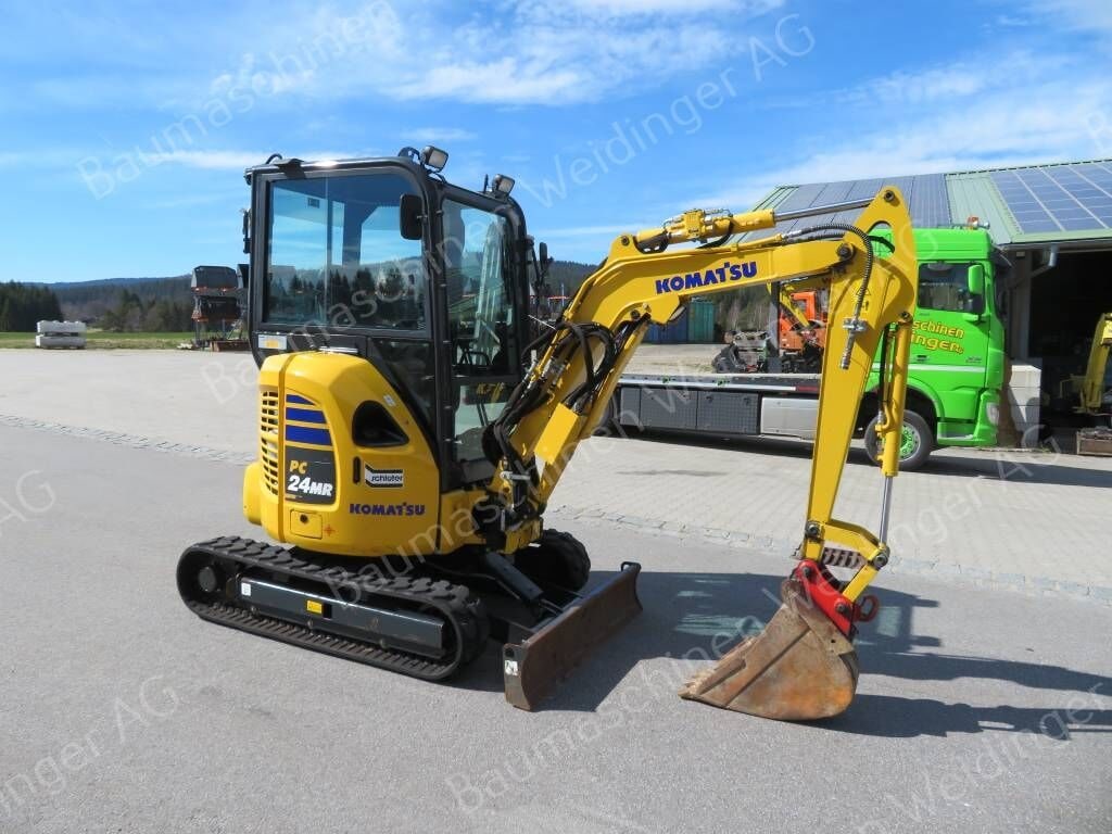 2021 Komatsu PC24MR-5 mini excavator, side view
