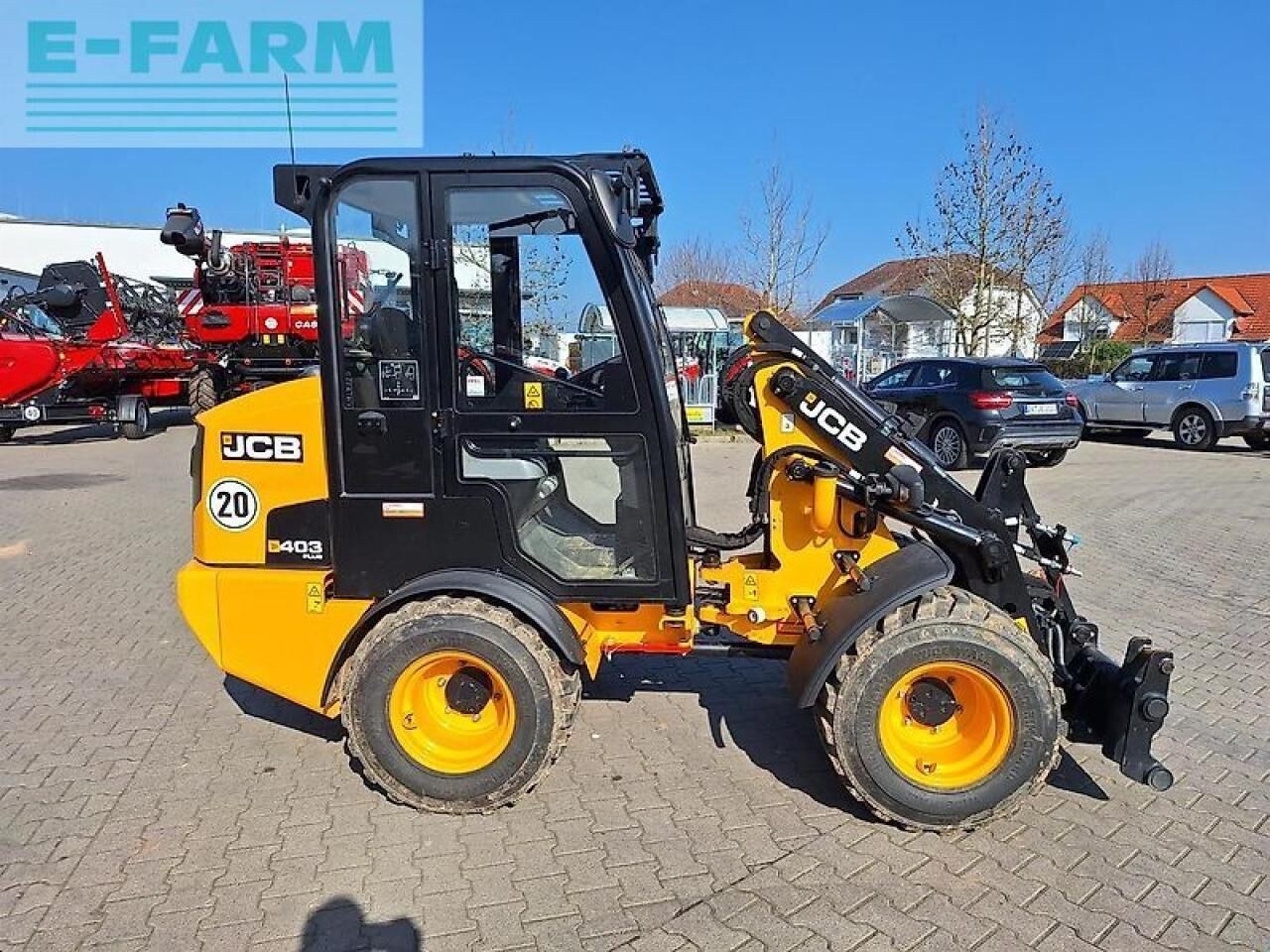2024 JCB 403PLUS mini excavator, side view