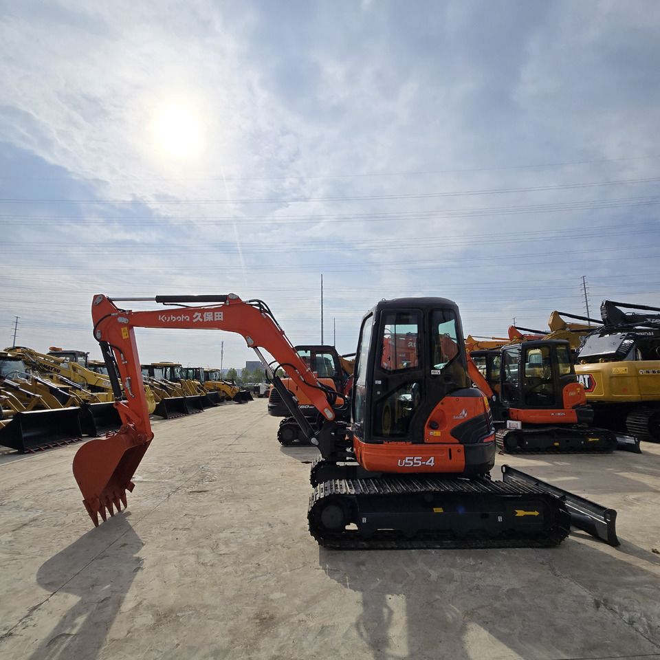 2024 Kubota U55-4 mini excavator, side view 2024 Kubota U55-4 mini excavator, side view