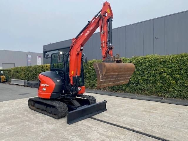 2021 Kubota U50-5 mini excavator, front three-quarter view 2021 Kubota U50-5 mini excavator, front three-quarter view
