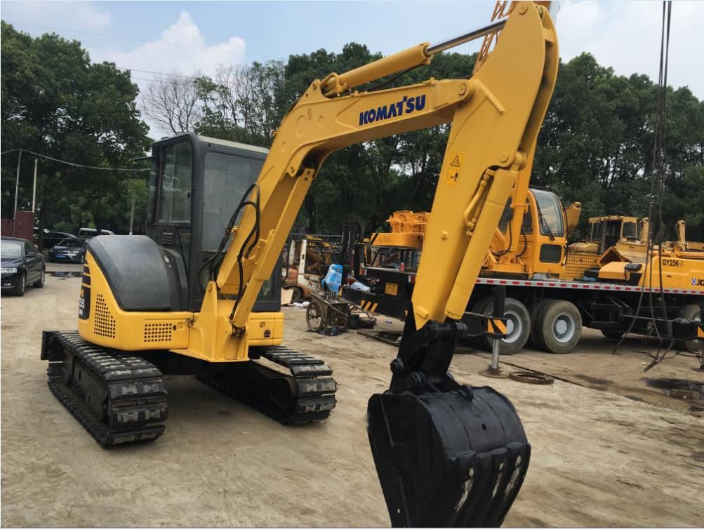 2020 Komatsu PC55MR crawler excavator, front three-quarter view 2020 Komatsu PC55MR crawler excavator, front three-quarter view