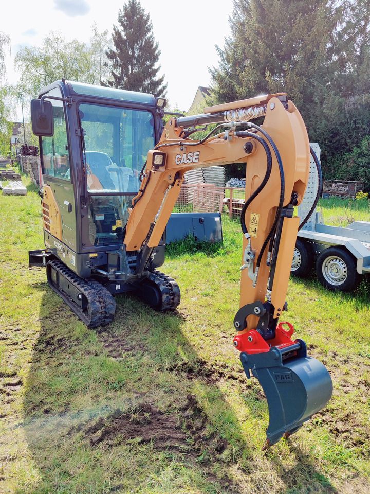 2022 CASE CX19C mini excavator, front three-quarter view 2022 CASE CX19C mini excavator, front three-quarter view