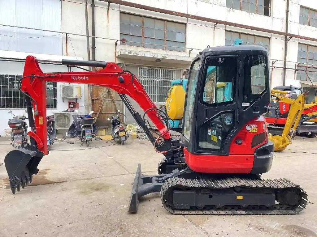 2022 Kubota U35 mini excavator, side view