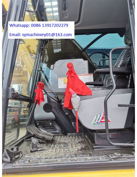 2022 Komatsu PC210LC-8 crawler excavator cab interior view 2022 Komatsu PC210LC-8 crawler excavator cab interior view