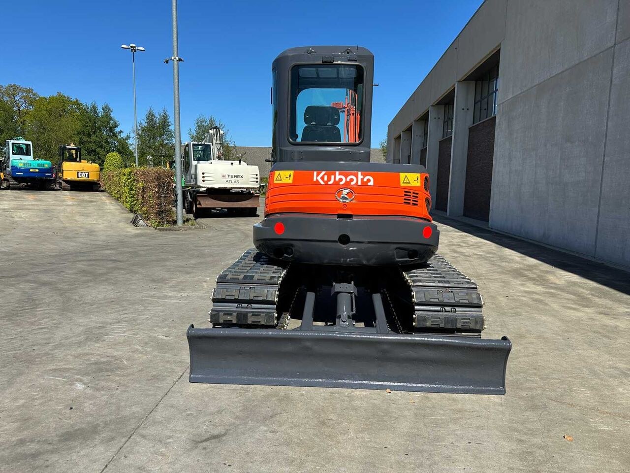 2012 Kubota KX161-3SZ mini excavator rear view