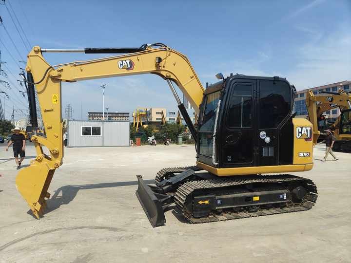 2023 Caterpillar 307E2 excavator, side view 2023 Caterpillar 307E2 excavator, side view