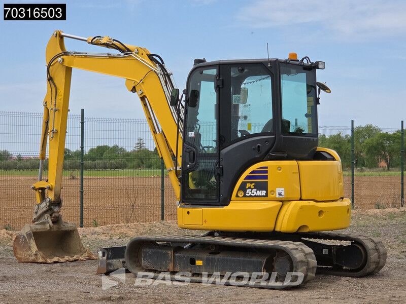 2024 Komatsu PC55MR-5 mini excavator, side view 2024 Komatsu PC55MR-5 mini excavator, side view