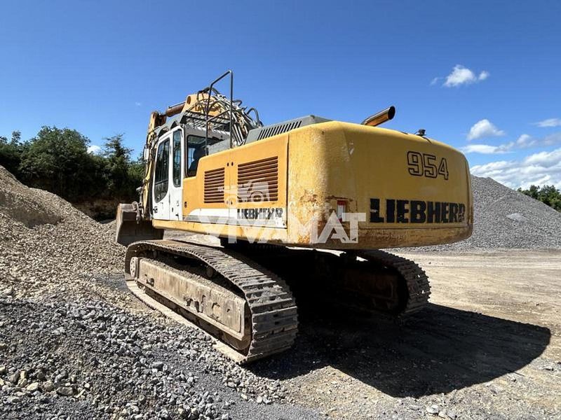 2007 Liebherr 954C HD LITRONIC crawler excavator rear view 2007 Liebherr 954C HD LITRONIC crawler excavator rear view