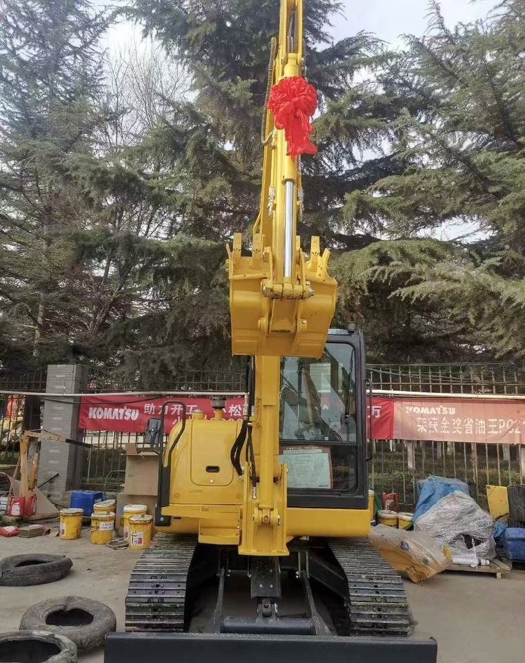 2025 Komatsu PC58 mini excavator, rear view 2025 Komatsu PC58 mini excavator, rear view