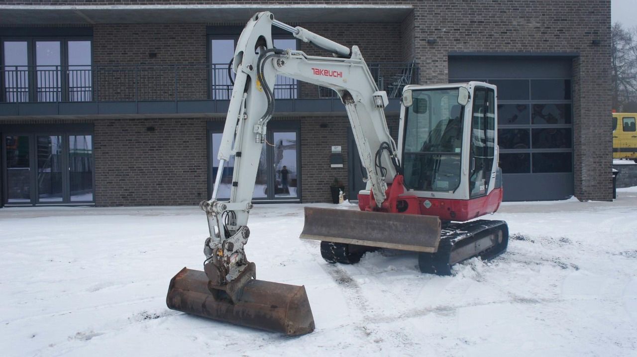 2012 Takeuchi TB250 mini excavator, side view
