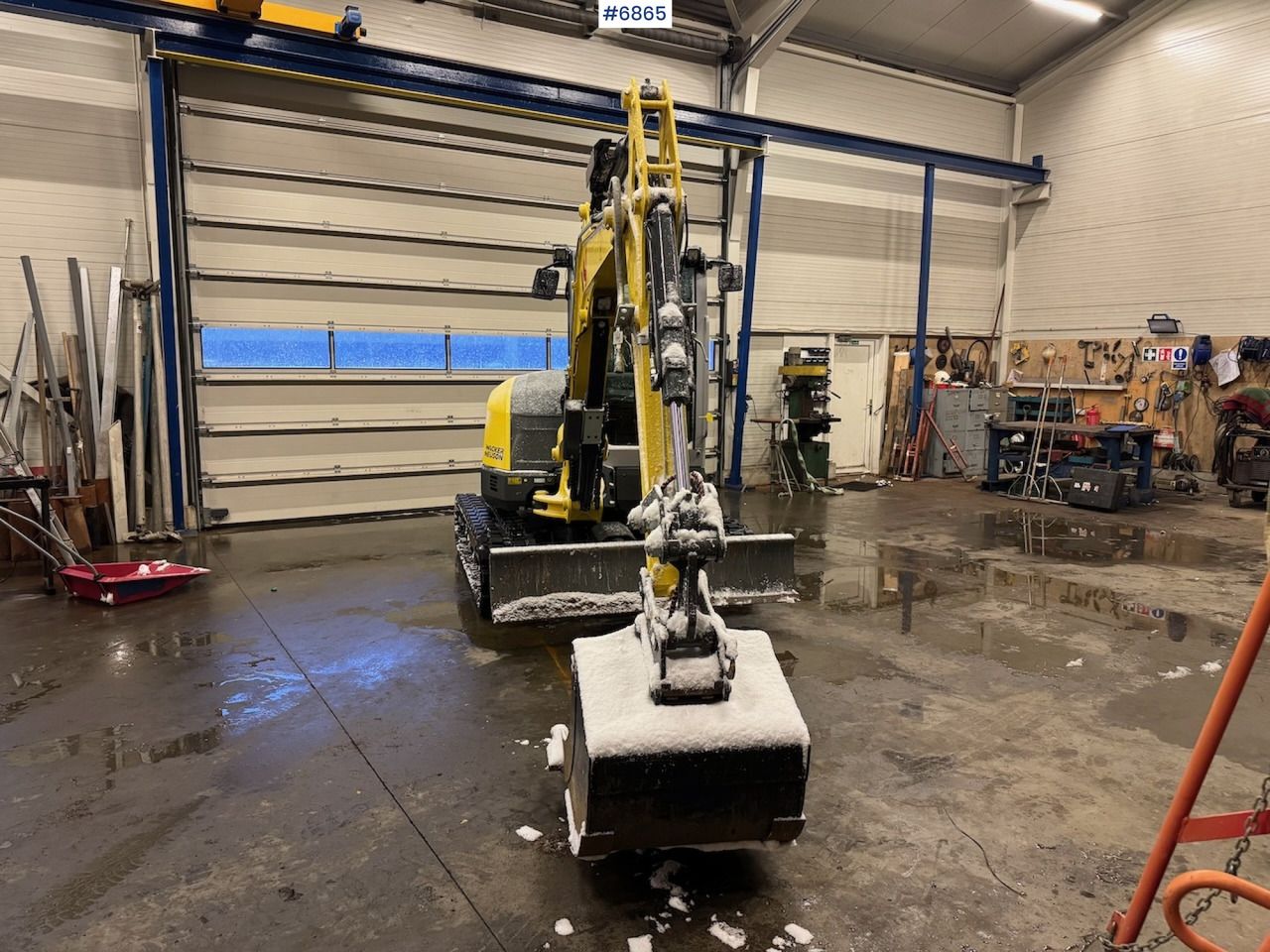 2022 Wacker Neuson EZ50 mini excavator front view 2022 Wacker Neuson EZ50 mini excavator front view