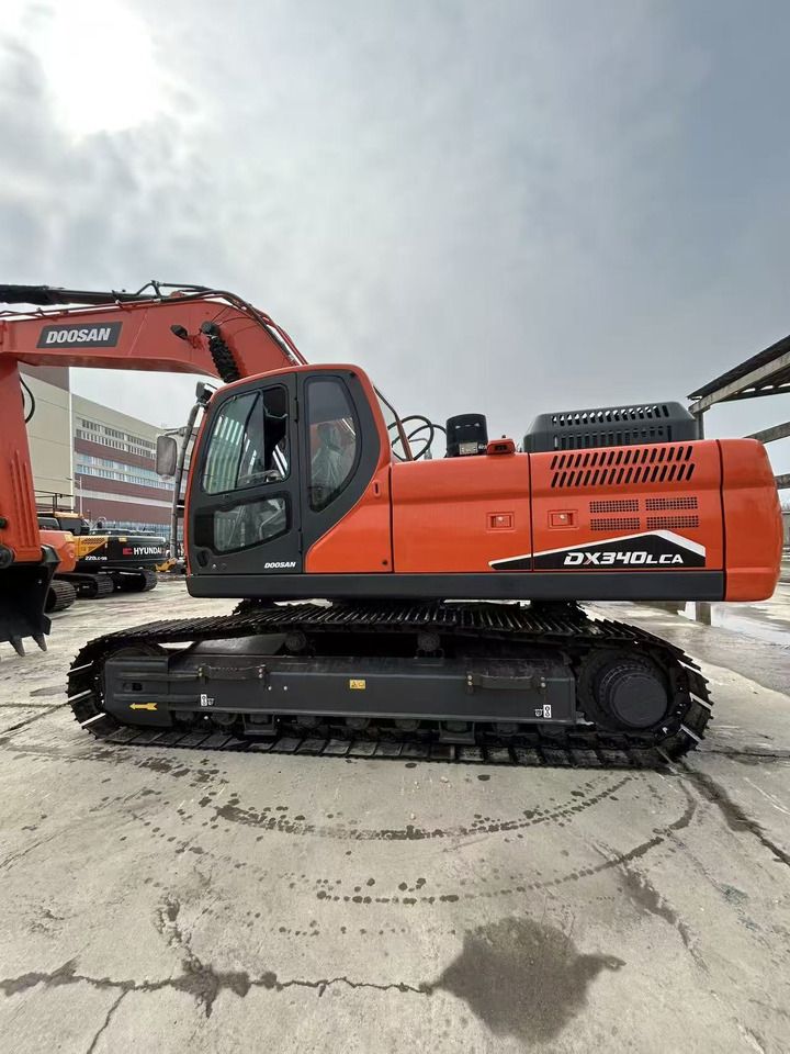 2023 Doosan DX340LCA crawler excavator, side view 2023 Doosan DX340LCA crawler excavator, side view