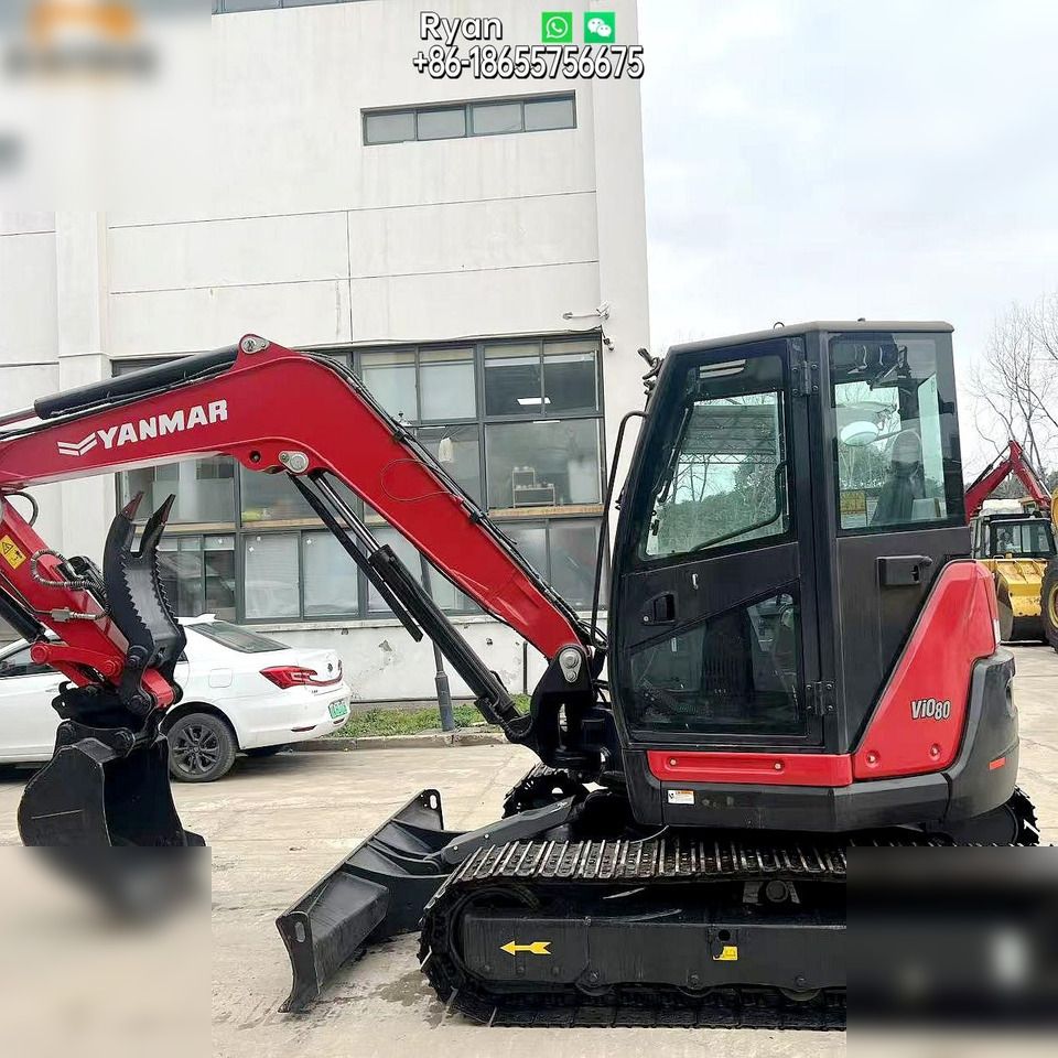 2020 Yanmar VIO80 crawler excavator, side view