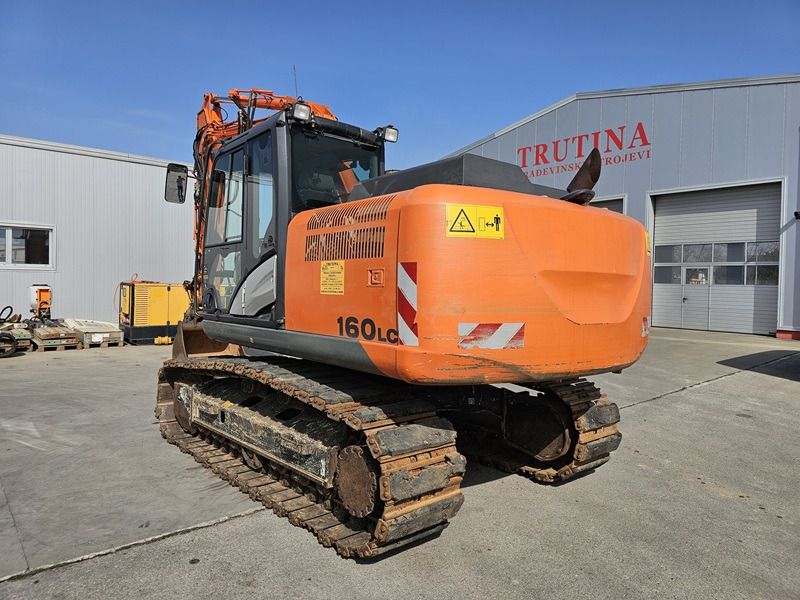 2014 Hitachi ZX160LC-5B crawler excavator rear three-quarter view 2014 Hitachi ZX160LC-5B crawler excavator rear three-quarter view
