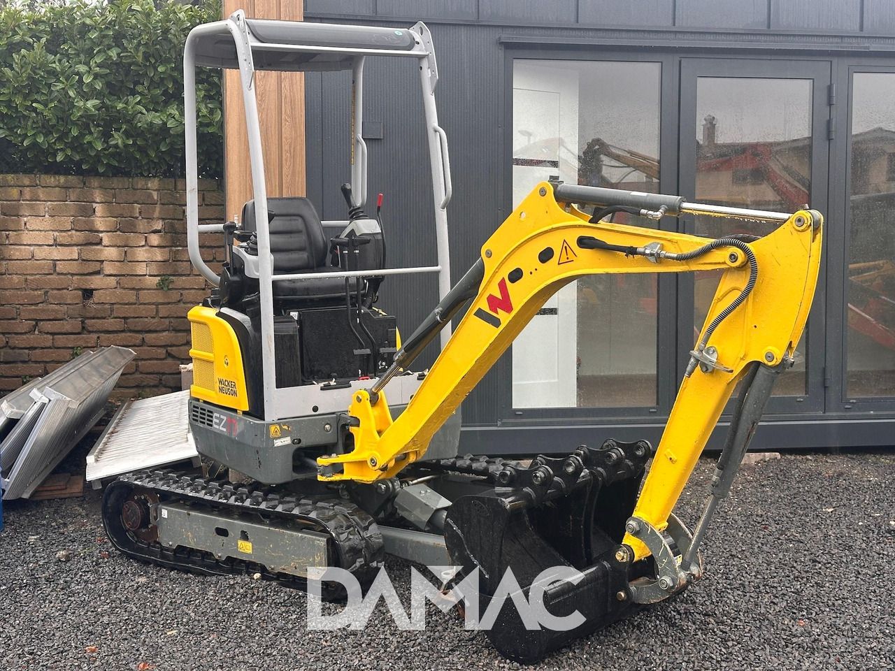 2023 Wacker Neuson EZ17 mini excavator, side view