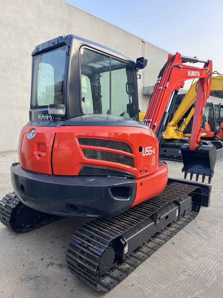 2022 Kubota U55-4 mini excavator, rear three-quarter view 2022 Kubota U55-4 mini excavator, rear three-quarter view