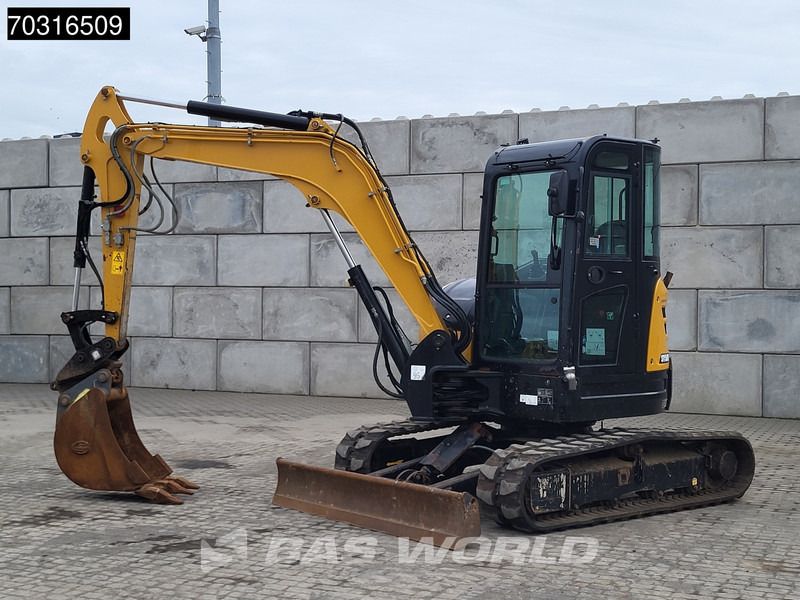 2020 Sany SY50U mini excavator, side profile view