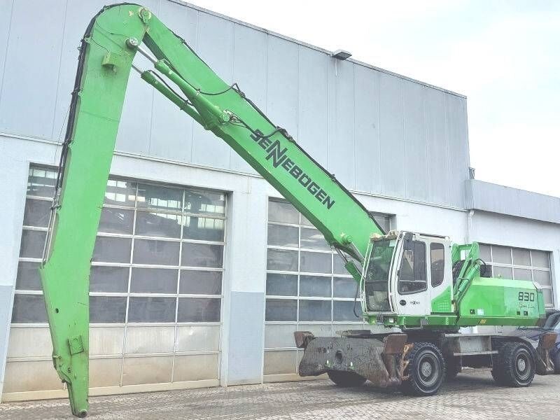 2011 Sennebogen 830 material handler, side profile view
