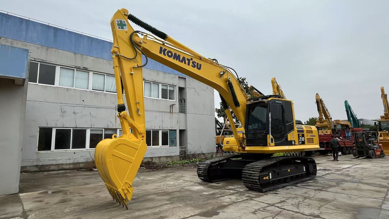 2023 Komatsu PC210-8 crawler excavator, side view