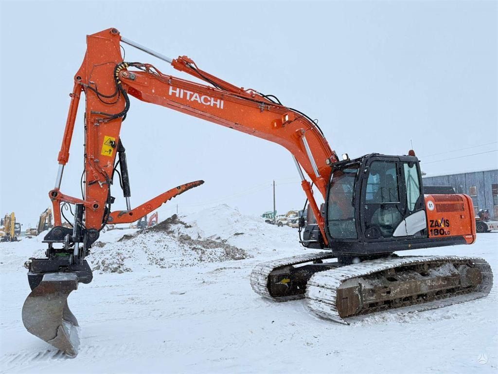 2014 Hitachi Zaxis 180LC crawler excavator, side view