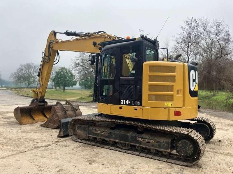 2015 Caterpillar 314ELCR crawler excavator, rear three-quarter view 2015 Caterpillar 314ELCR crawler excavator, rear three-quarter view