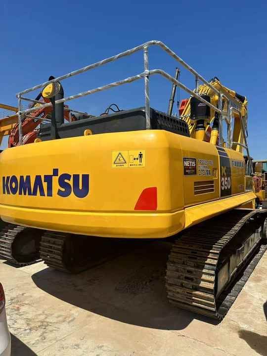 2023 Komatsu PC350-7 crawler excavator rear view