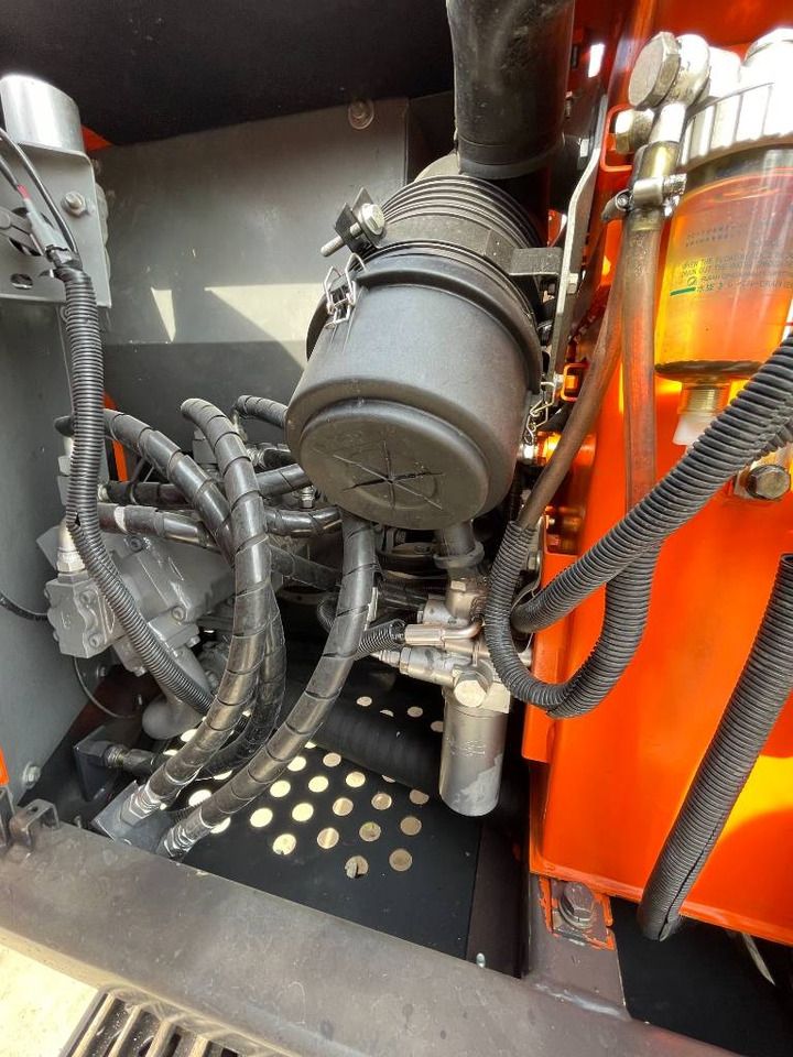 2025 Hitachi ZX70 mini excavator engine compartment detail 2025 Hitachi ZX70 mini excavator engine compartment detail