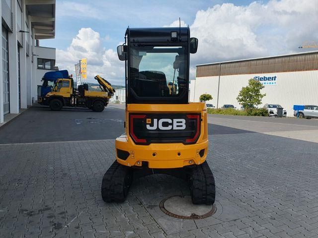 2025 JCB 26C-1 mini excavator, rear view 2025 JCB 26C-1 mini excavator, rear view