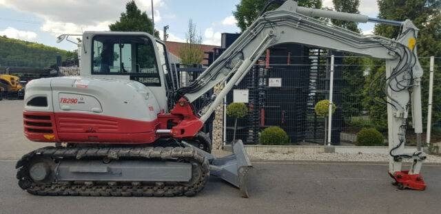 2017 Takeuchi TB290 mini excavator side view 2017 Takeuchi TB290 mini excavator side view