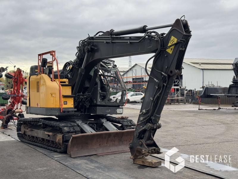 2018 Volvo ECR145EL crawler excavator, side view