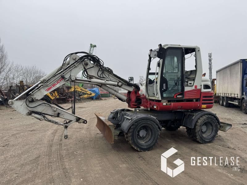 2018 Takeuchi TB295W wheel excavator side view 2018 Takeuchi TB295W wheel excavator side view