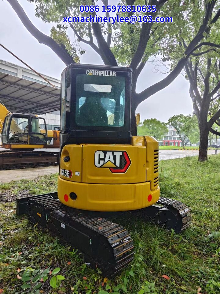 2024 Caterpillar 303.5E mini excavator, rear view