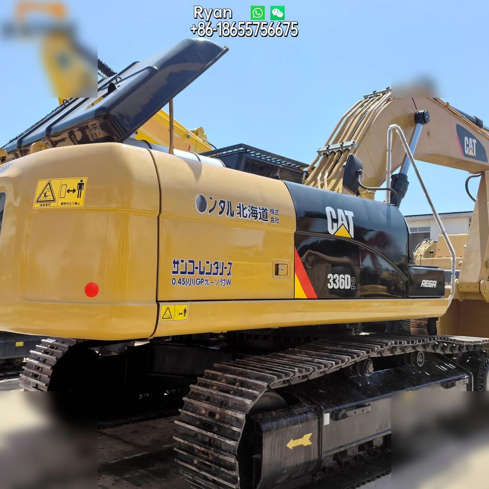 2023 Caterpillar 336D2 crawler excavator rear three-quarter view 2023 Caterpillar 336D2 crawler excavator rear three-quarter view