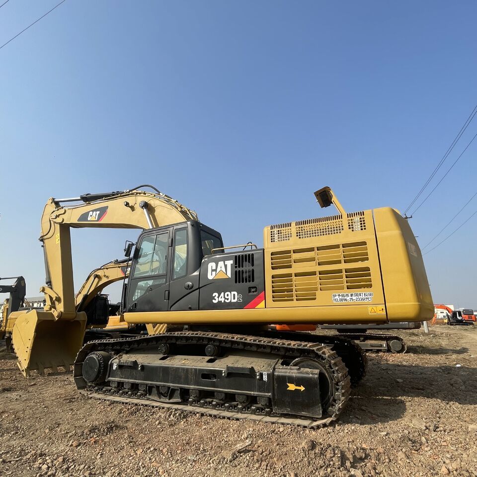 2023 Caterpillar 349D2 crawler excavator, side view