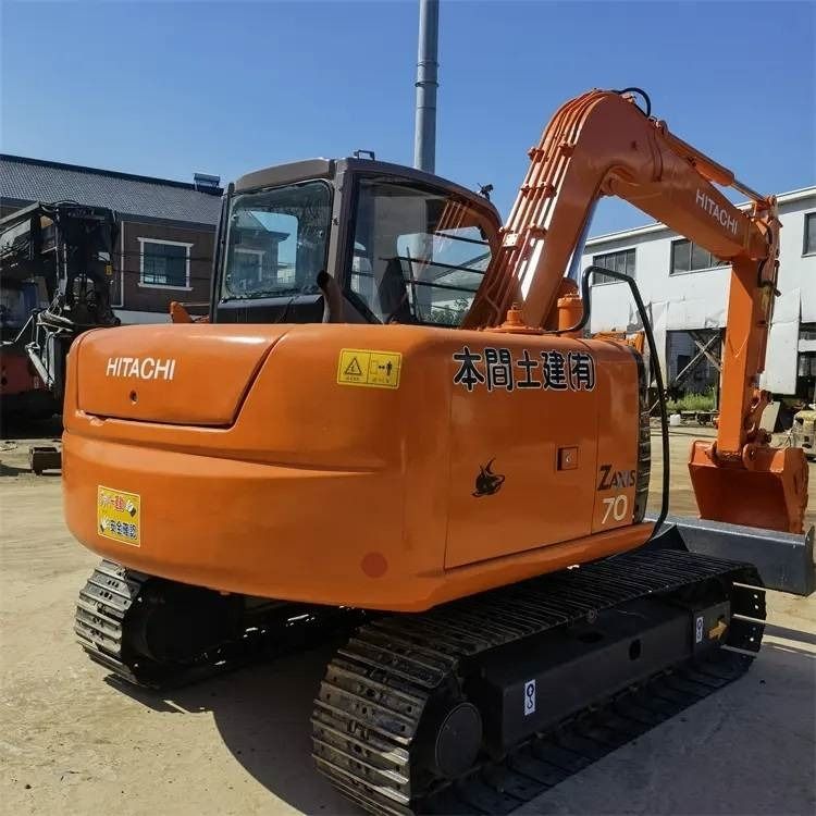 2018 Hitachi Zaxis 70 mini excavator, rear three-quarter view 2018 Hitachi Zaxis 70 mini excavator, rear three-quarter view