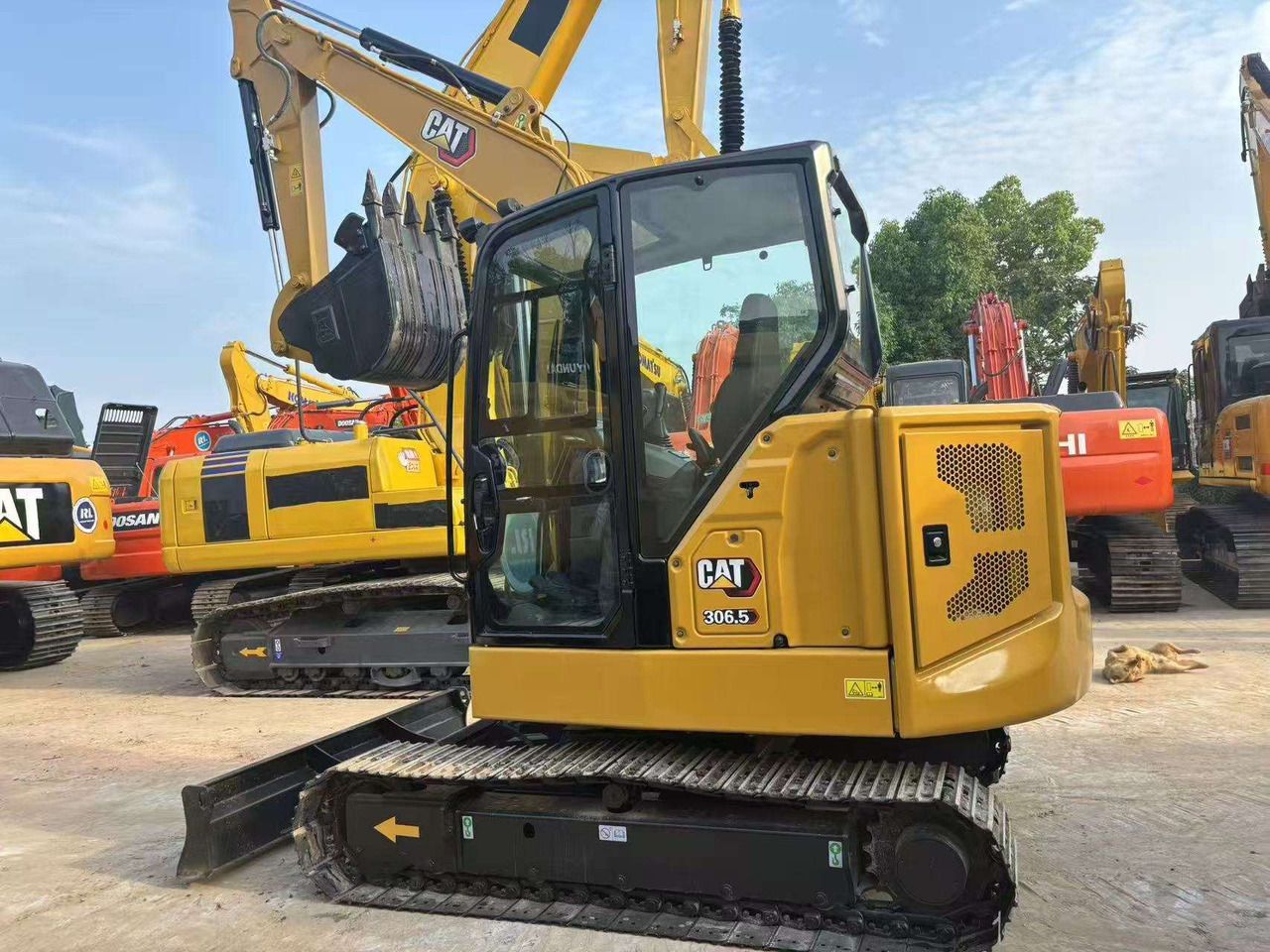 2024 Caterpillar 306.5 crawler excavator, side view