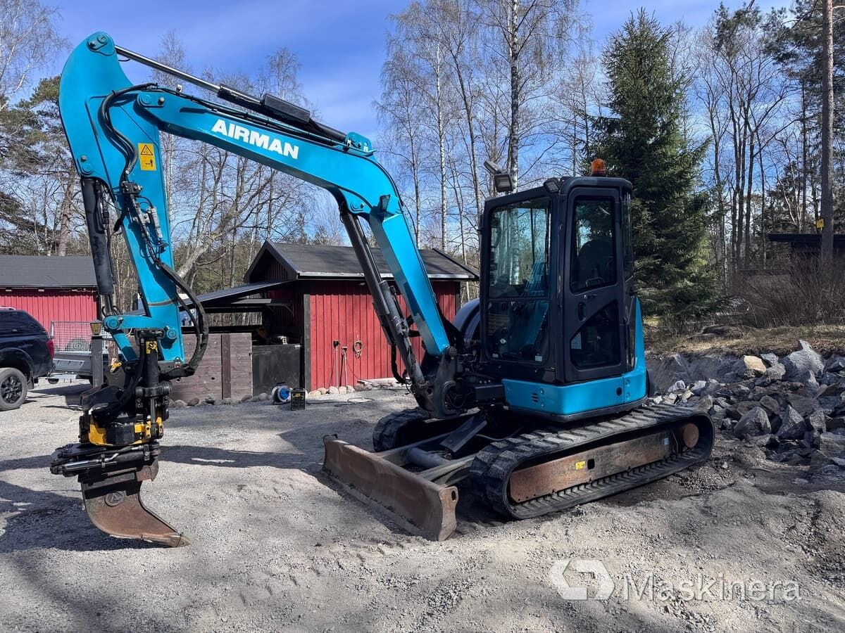 2019 Airman AX55U-6A crawler excavator, side view