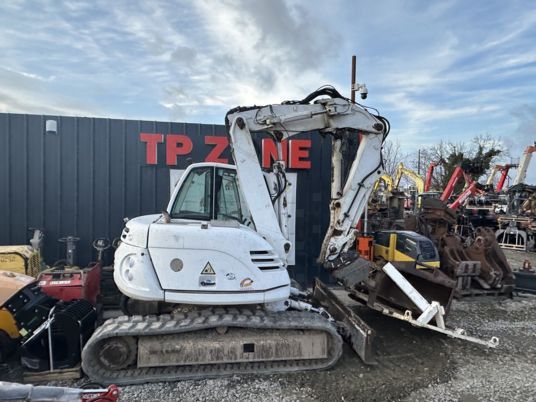2008 Mecalac 714 MC crawler excavator, side view