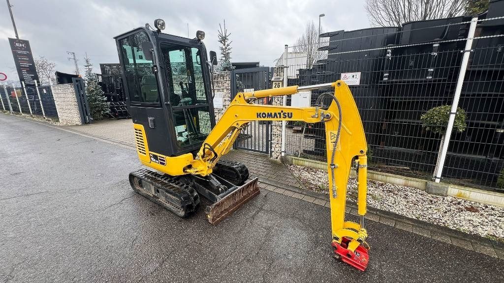 2019 Komatsu PC16R-3HS mini excavator, front three-quarter view 2019 Komatsu PC16R-3HS mini excavator, front three-quarter view