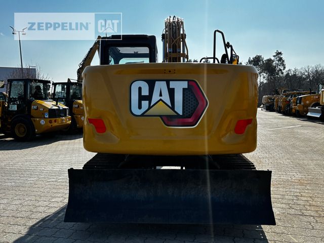 2021 Caterpillar 313-07B crawler excavator rear view