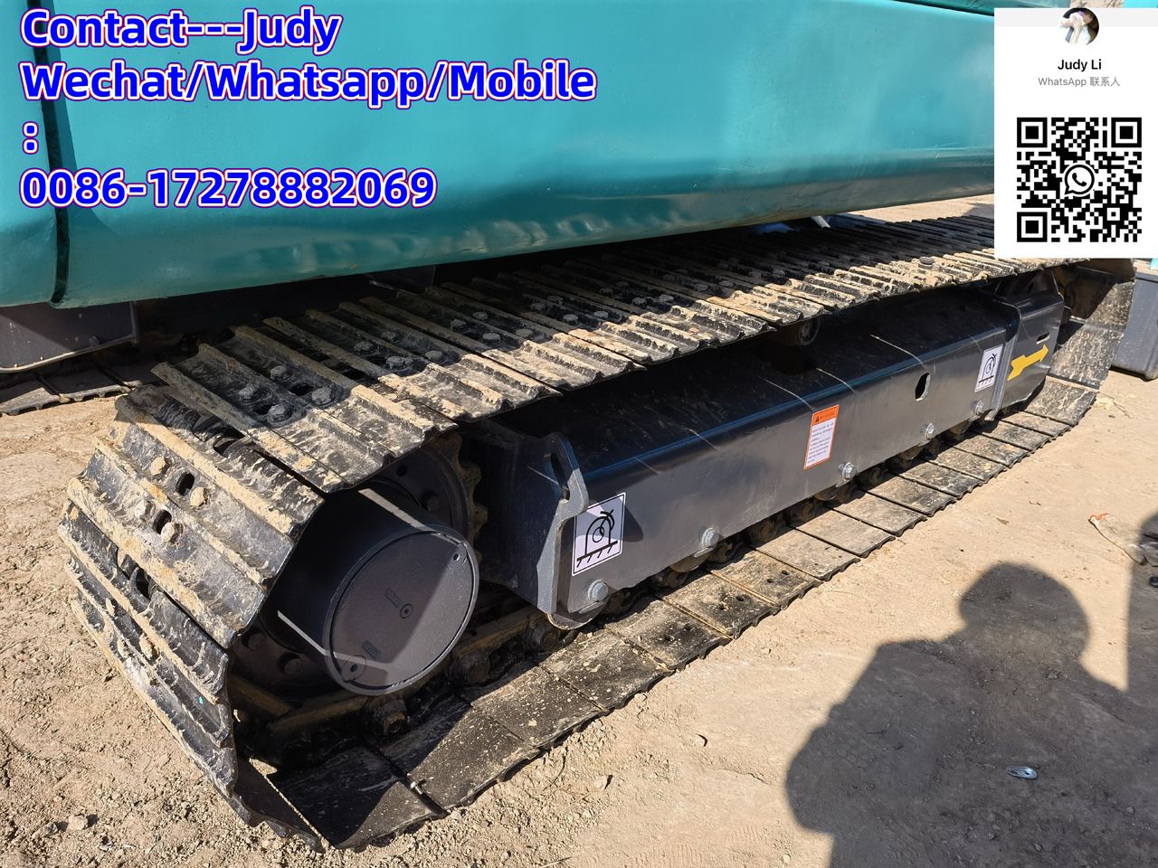 2022 Kobelco SK60 mini excavator track assembly view 2022 Kobelco SK60 mini excavator track assembly view