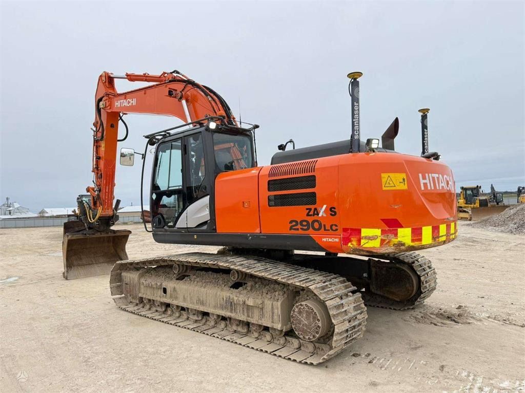 2013 Hitachi ZX290LC-5B crawler excavator, rear three-quarter view 2013 Hitachi ZX290LC-5B crawler excavator, rear three-quarter view
